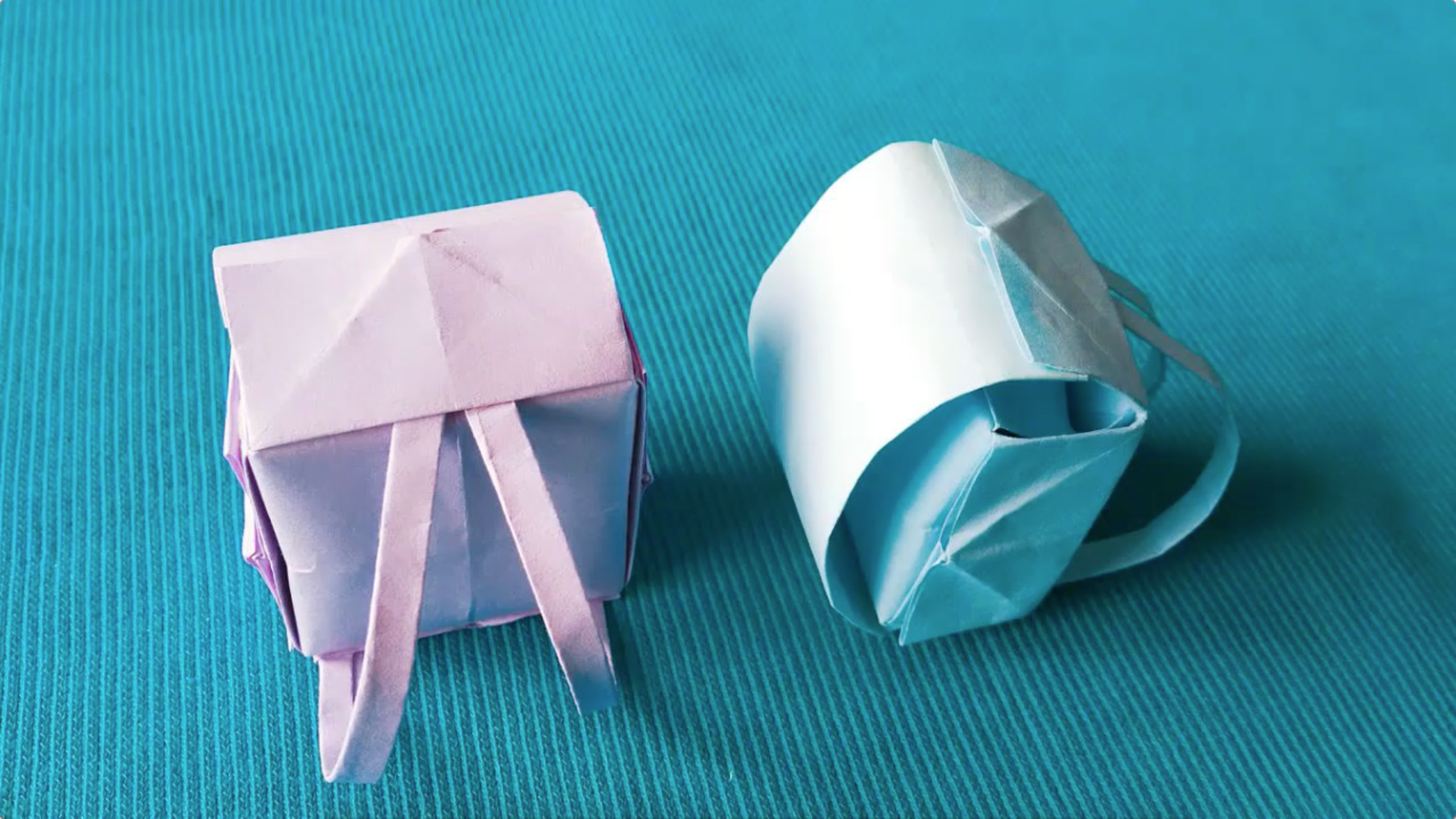 日系小书包折纸怎么折?