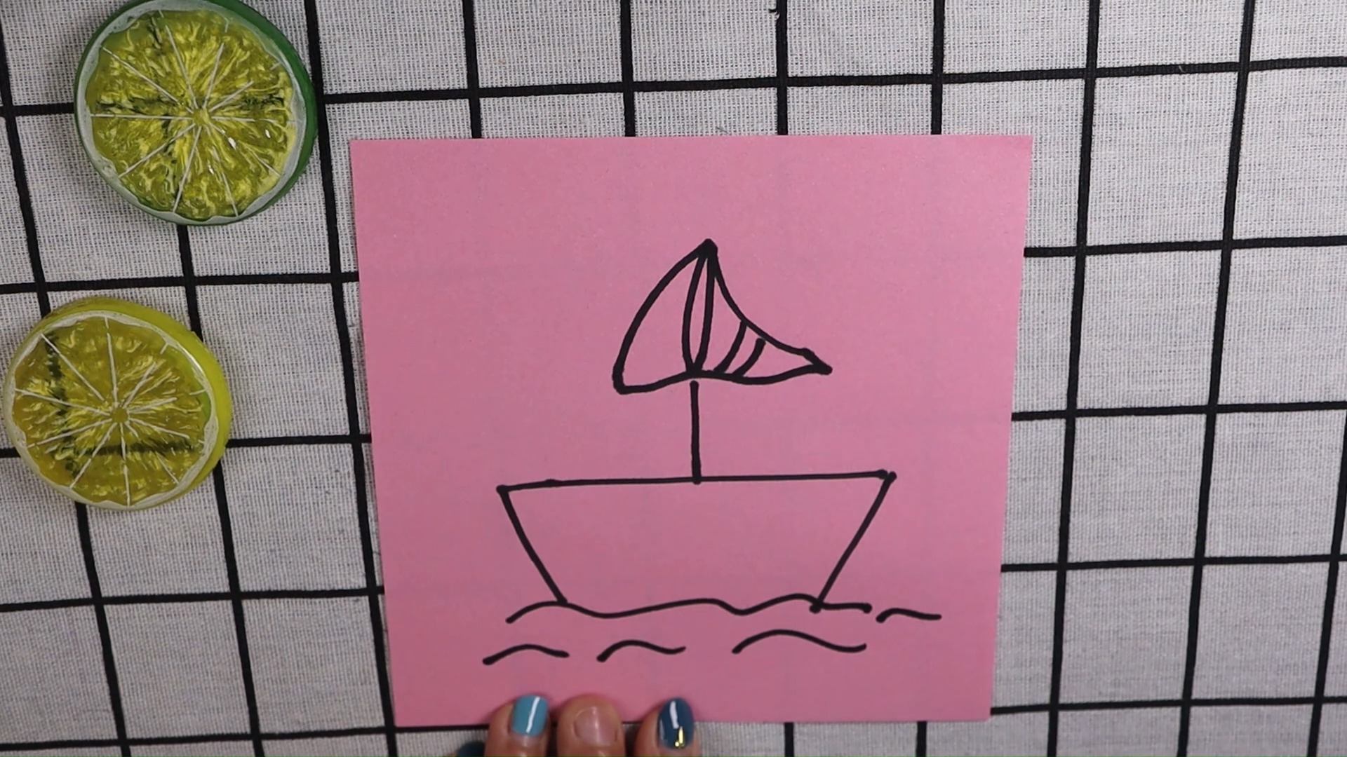 帆船的简笔画如何画?