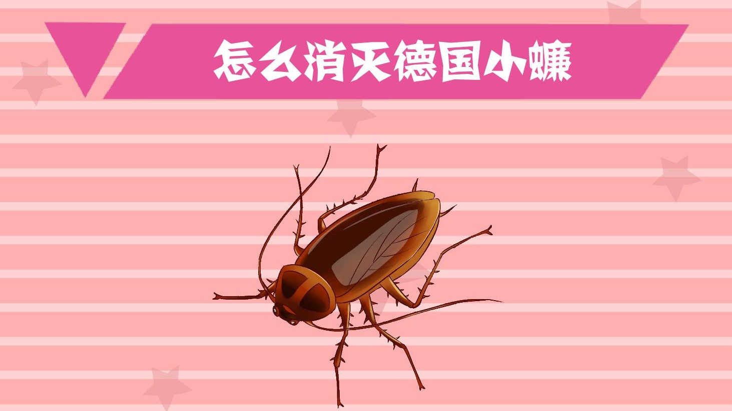 怎么消灭德国小蠊