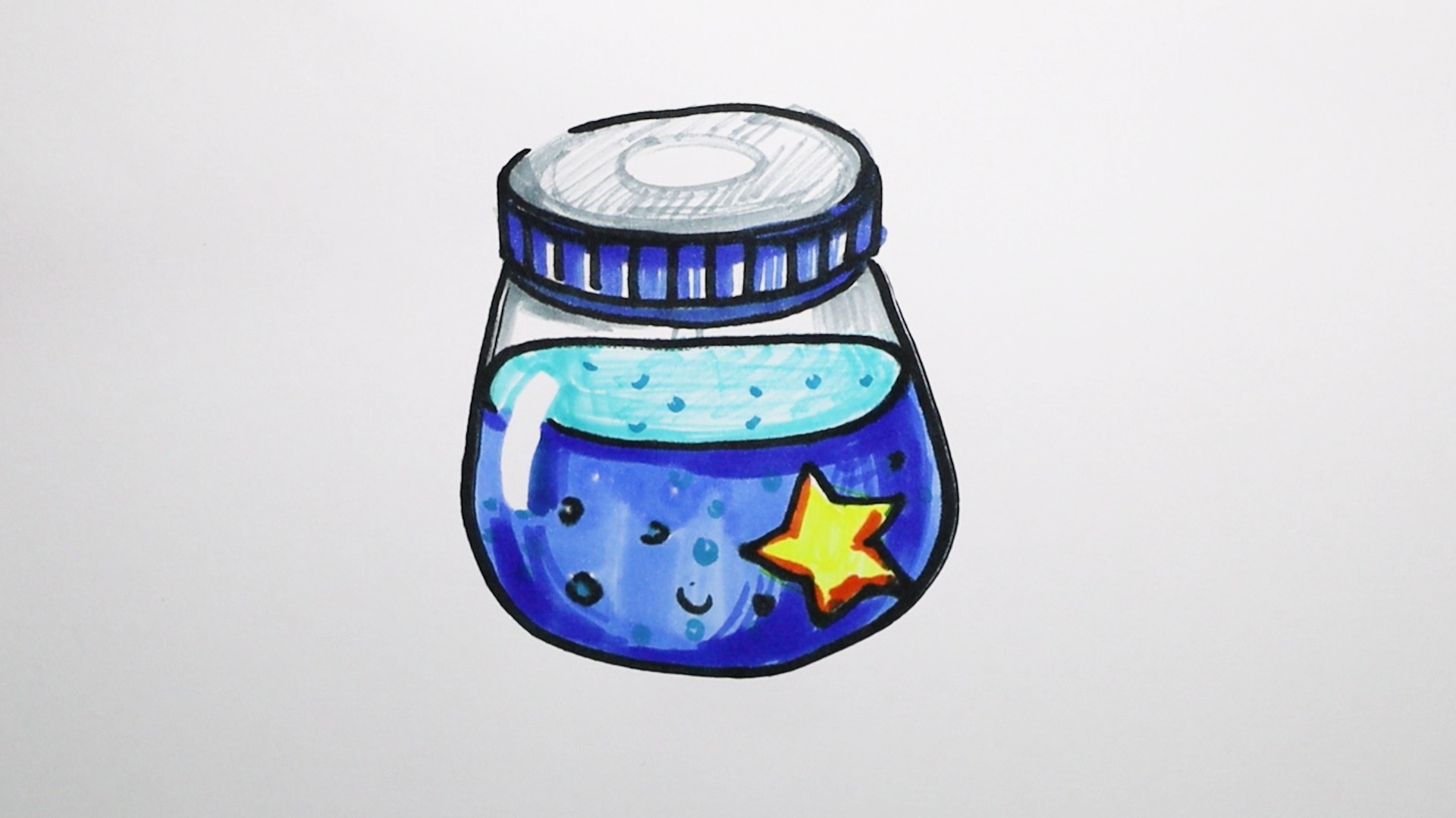 起泡胶怎样画?