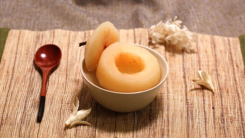 冰糖蒸梨怎么做