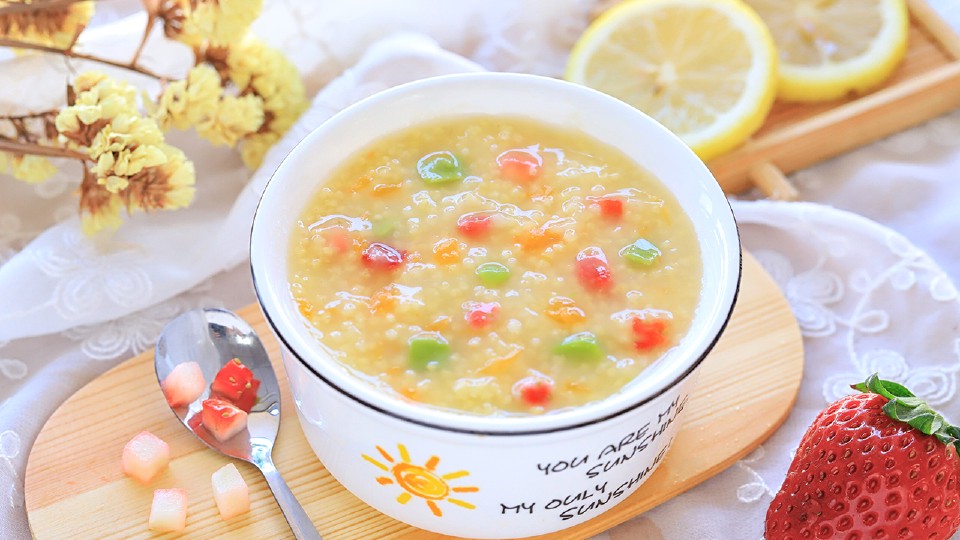 水果小米粥怎么做