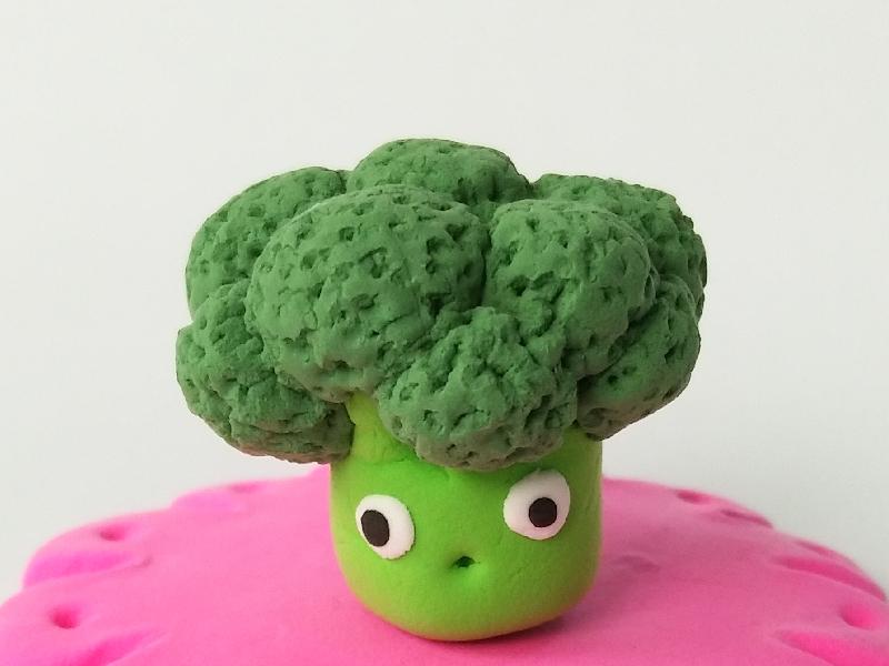 怎么用粘土制作西兰花