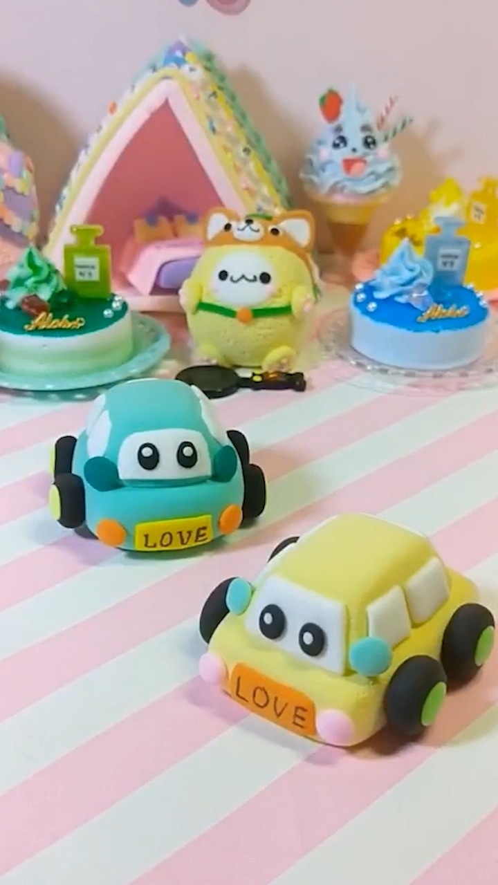 黏土love牌小汽车怎么做?