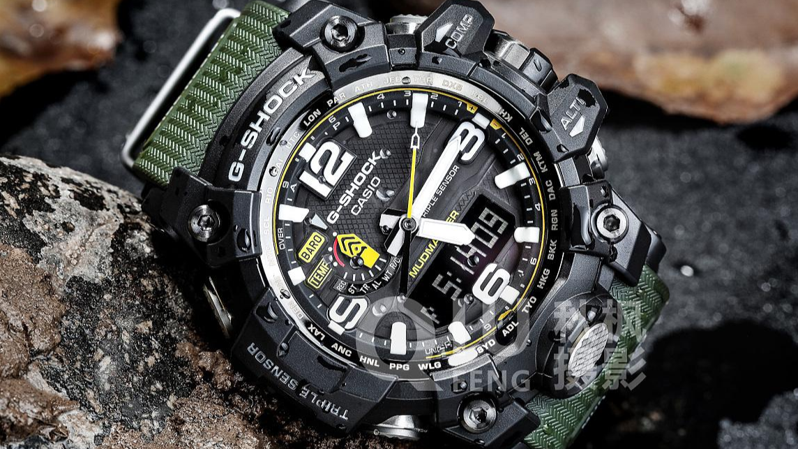 gshock手表怎么调时间