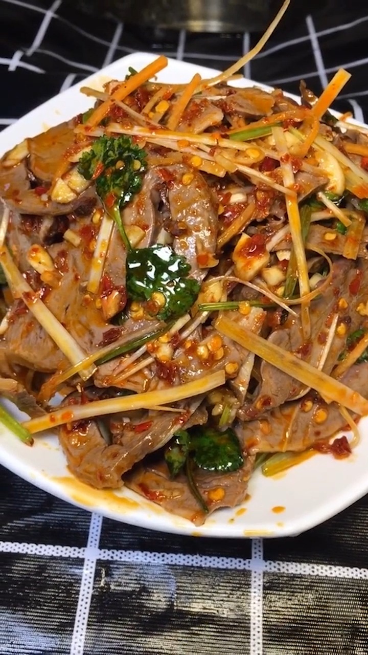 下酒猪心小凉菜怎么做?