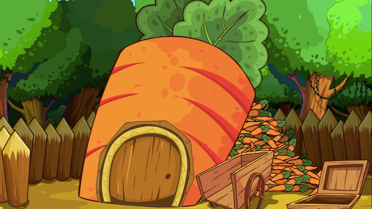 如何让制作手工萝卜房子?