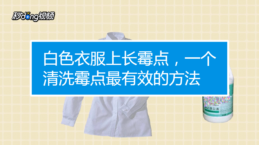 白色衣服有霉点怎么去除_白色的衣服有霉点怎么去除-第2张图片-潮百科