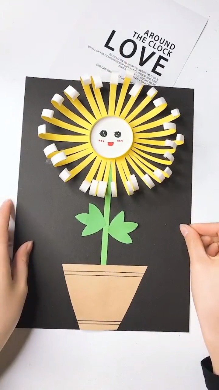 纸杯怎么做可爱的菊花?