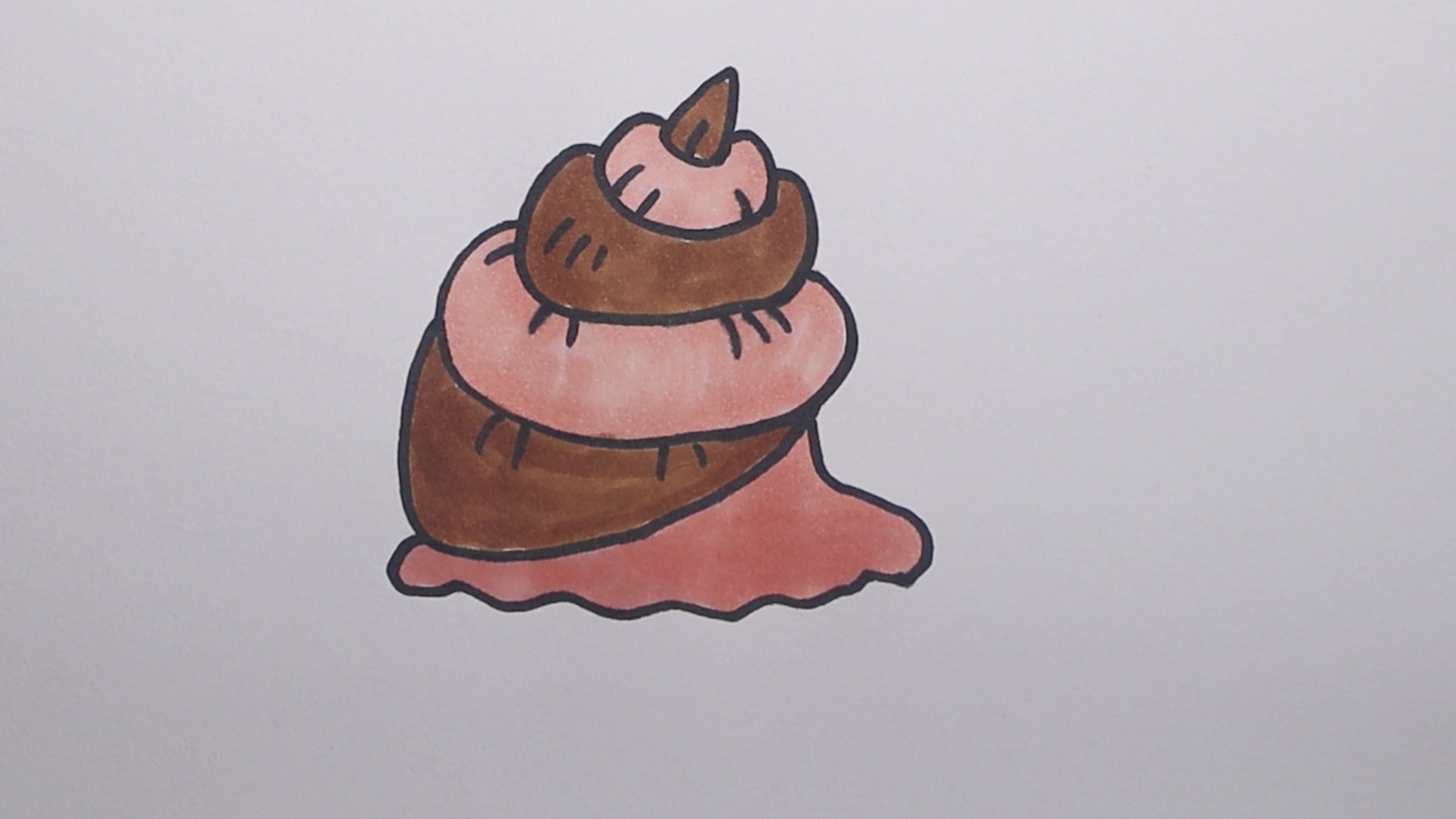 小海螺简笔画怎样画?