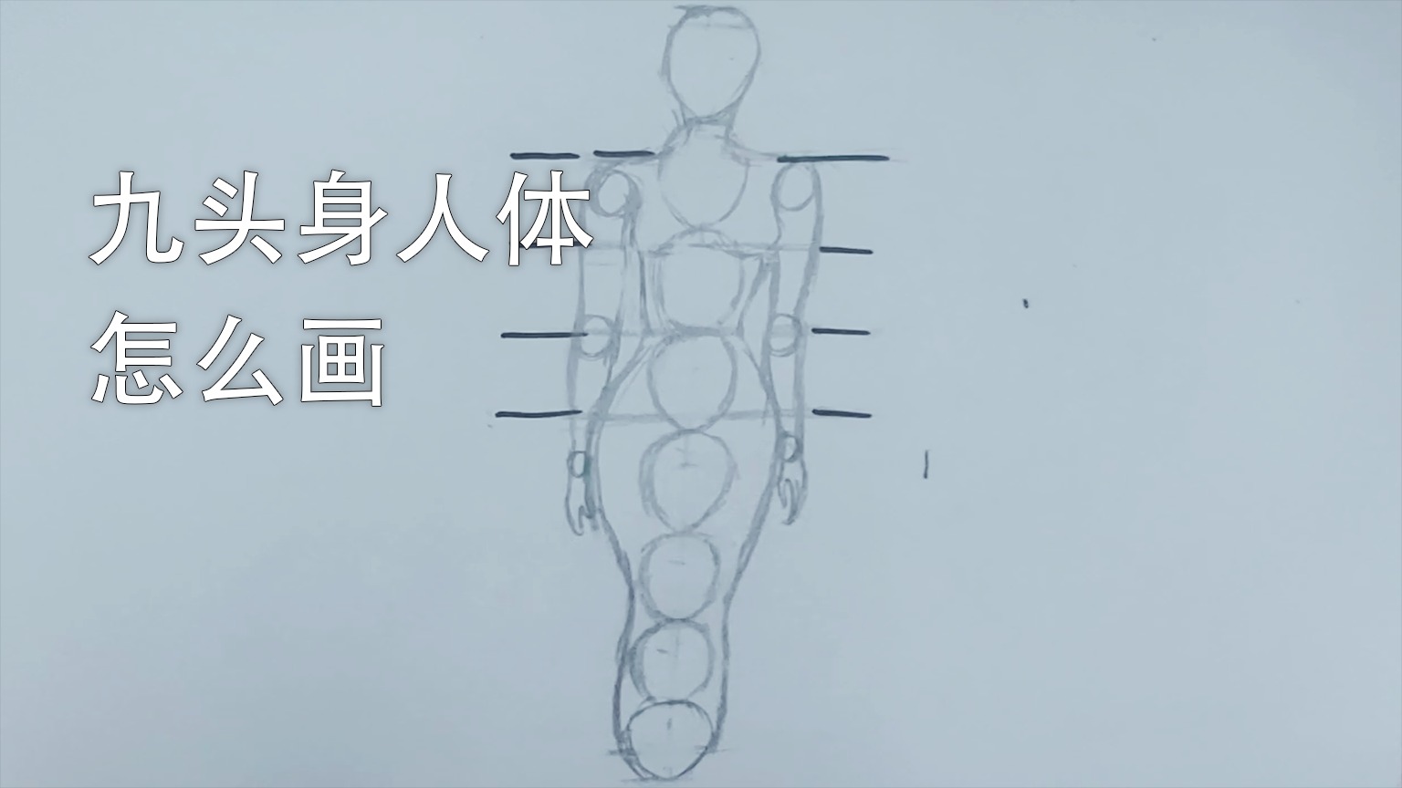 九头身人体怎么画