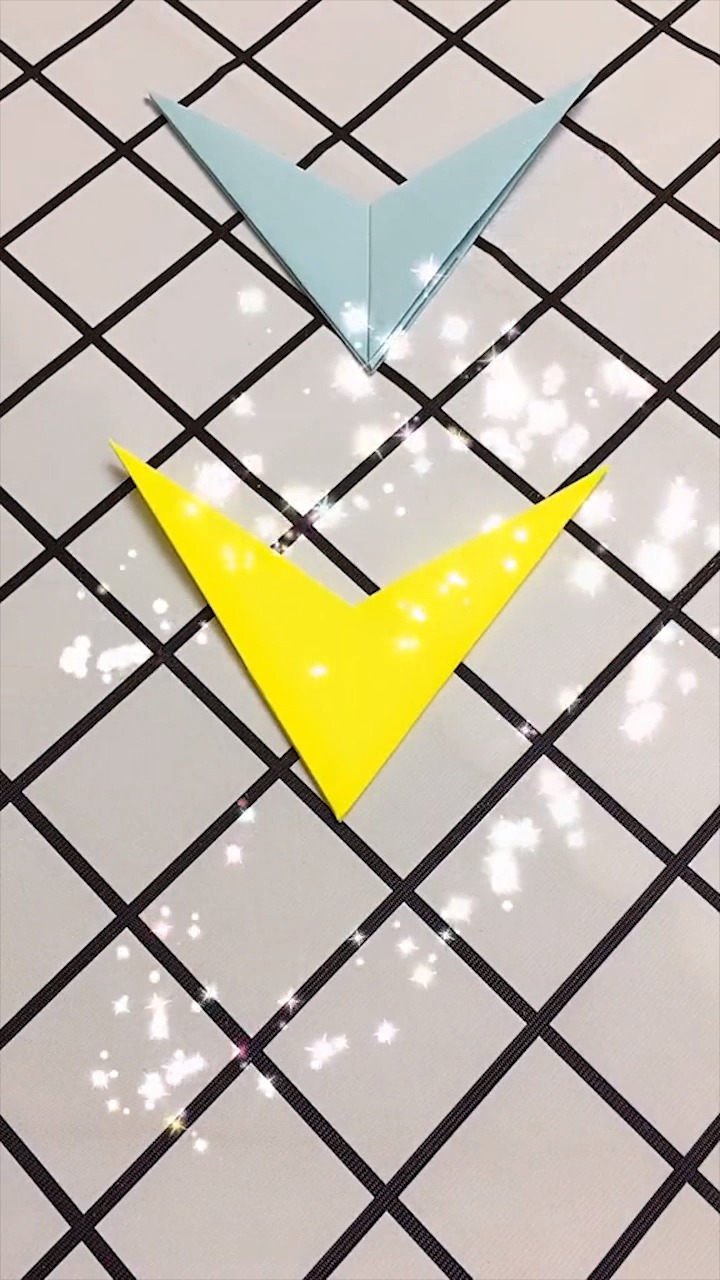 亲子手工两角飞镖怎么做