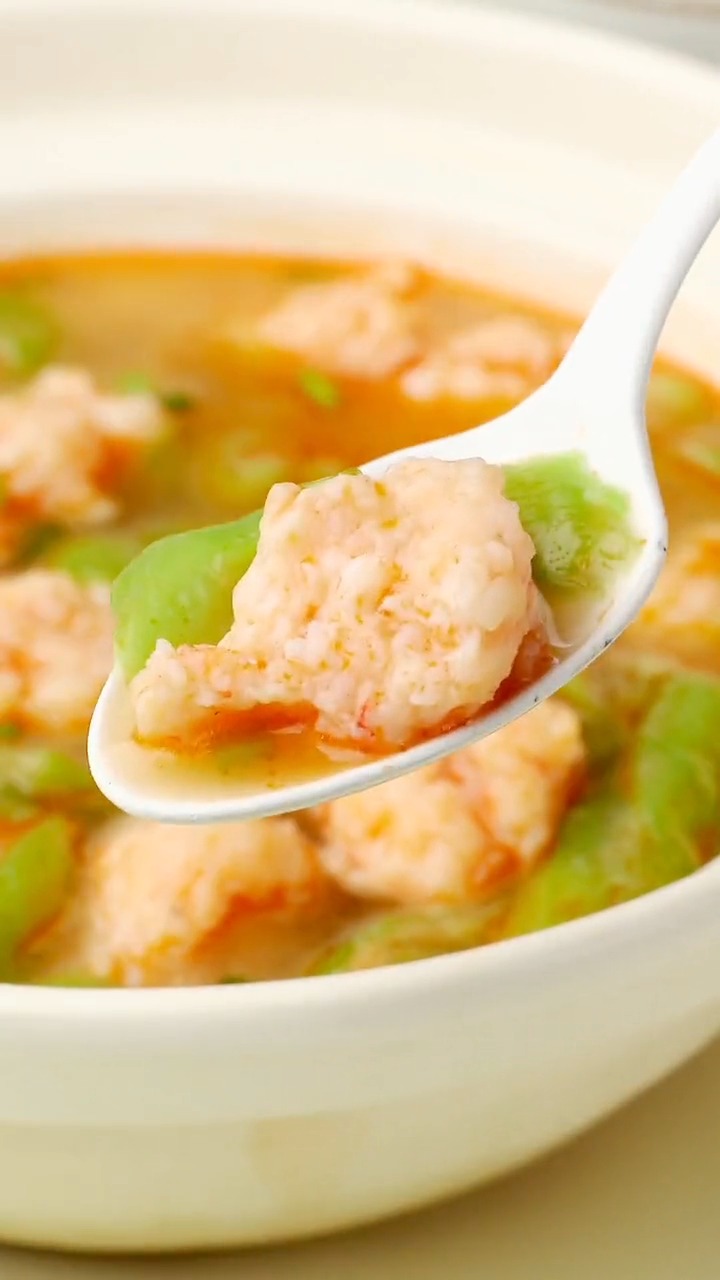 如何做丝瓜虾滑?