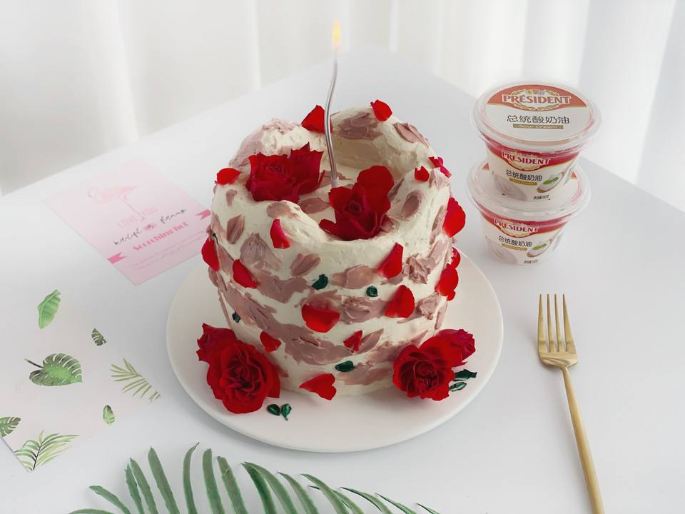 复古玫瑰蛋糕的做法
