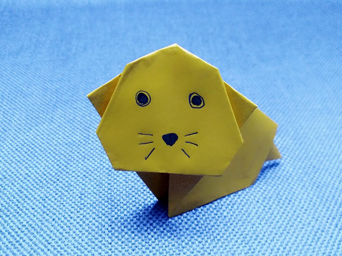 折纸狮子开课了