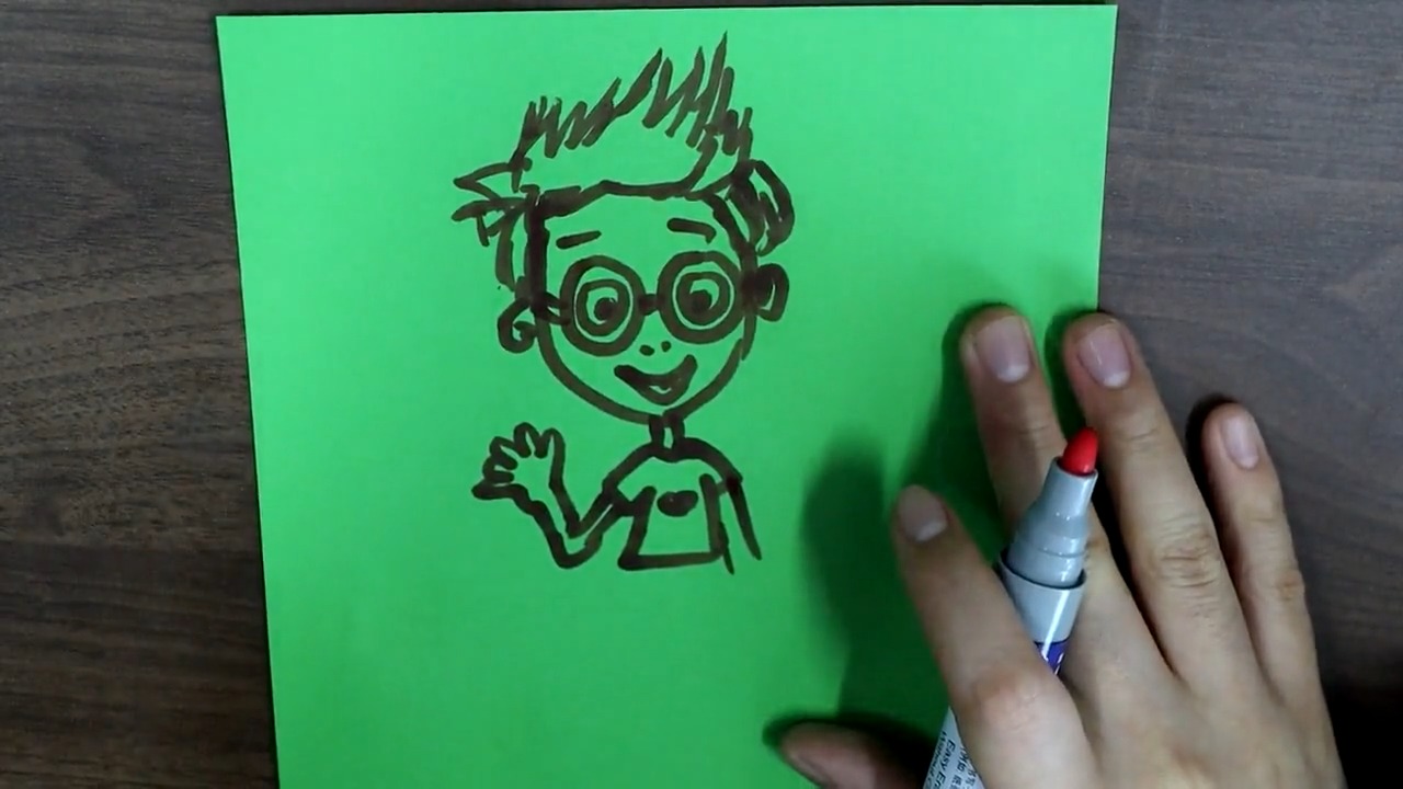 天才眼镜狗舍曼如何画?