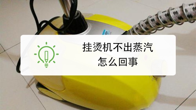 挂烫机不出蒸汽怎么回事