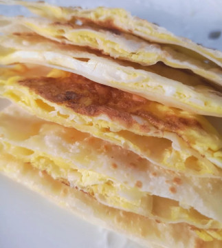 家常木薯粉鸡蛋饼怎么做