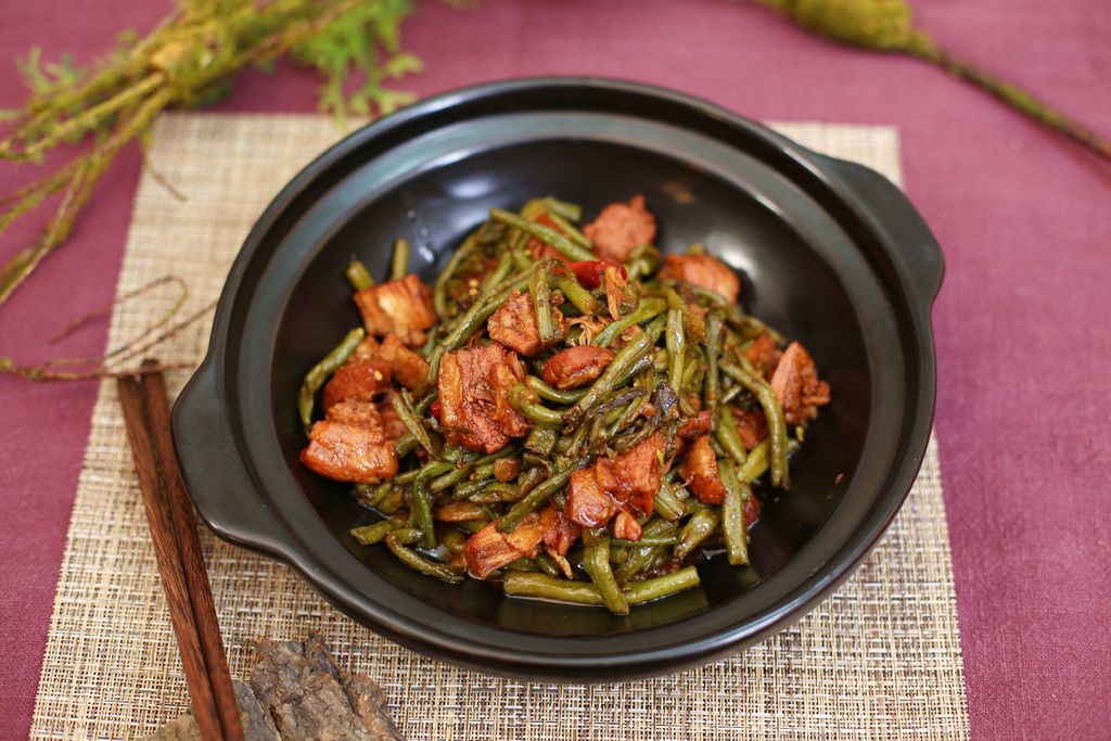 豇豆烧肉怎么做