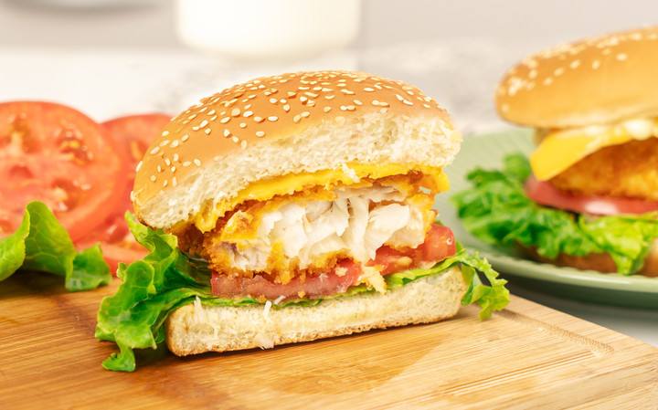 黄金挪威北极鳕鱼汉堡的做法