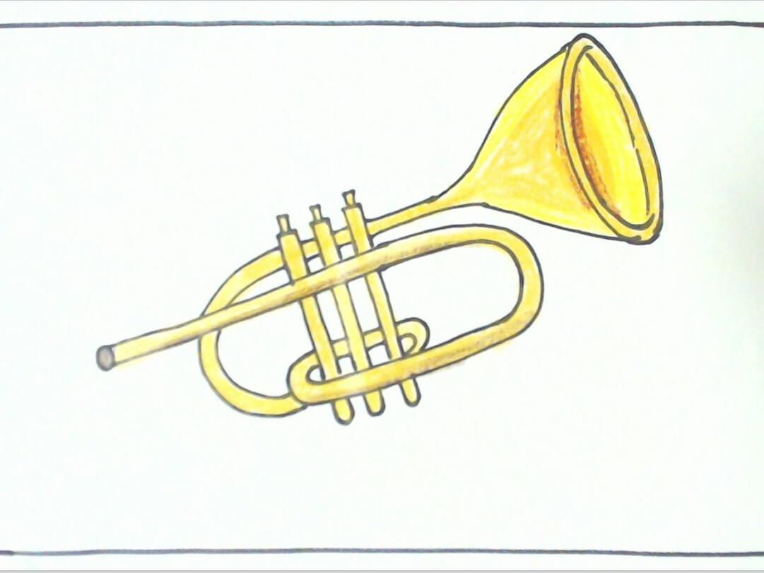 简笔画创意小号教程