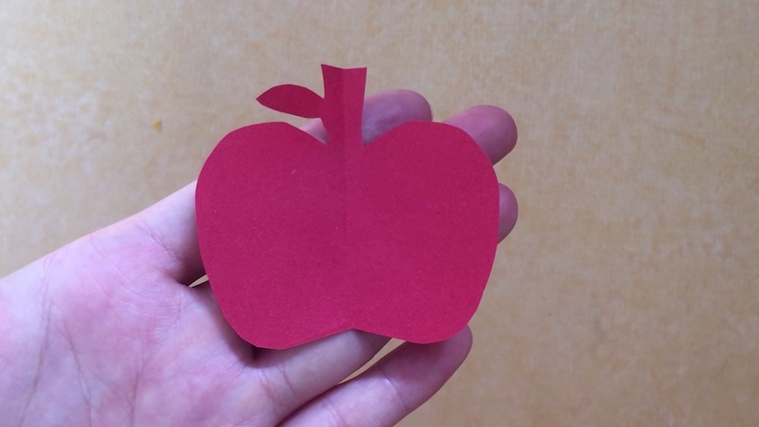 纸苹果如何剪?