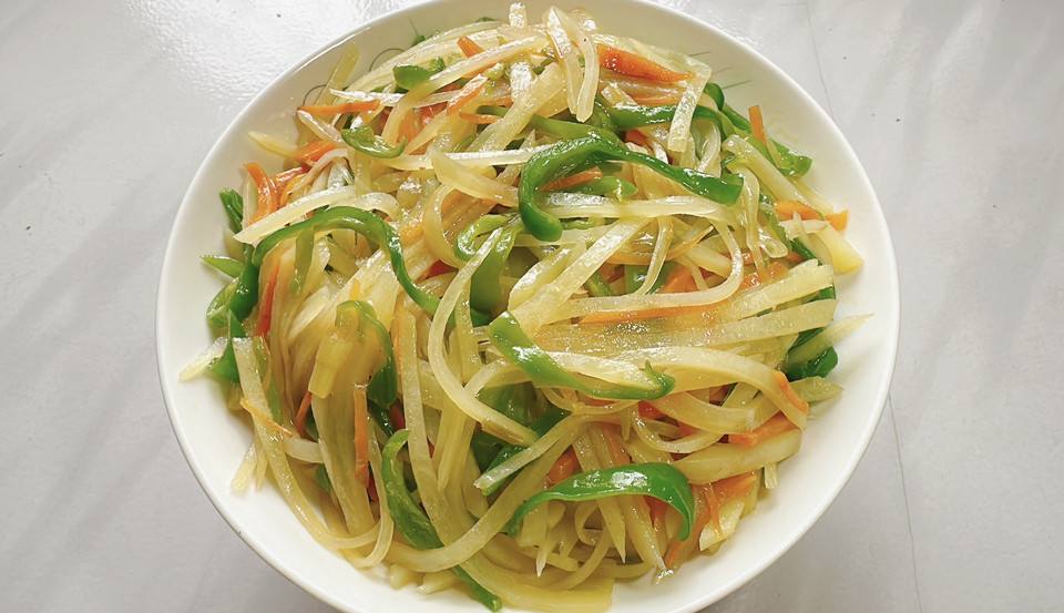 青椒土豆丝怎么做