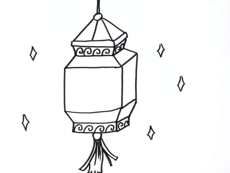 【手工】簡筆畫燈籠 簡單好學