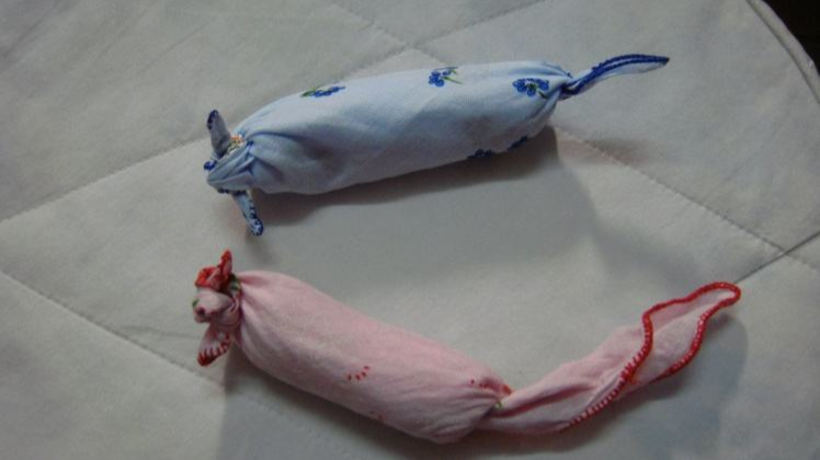 手帕折老鼠的步骤图图片