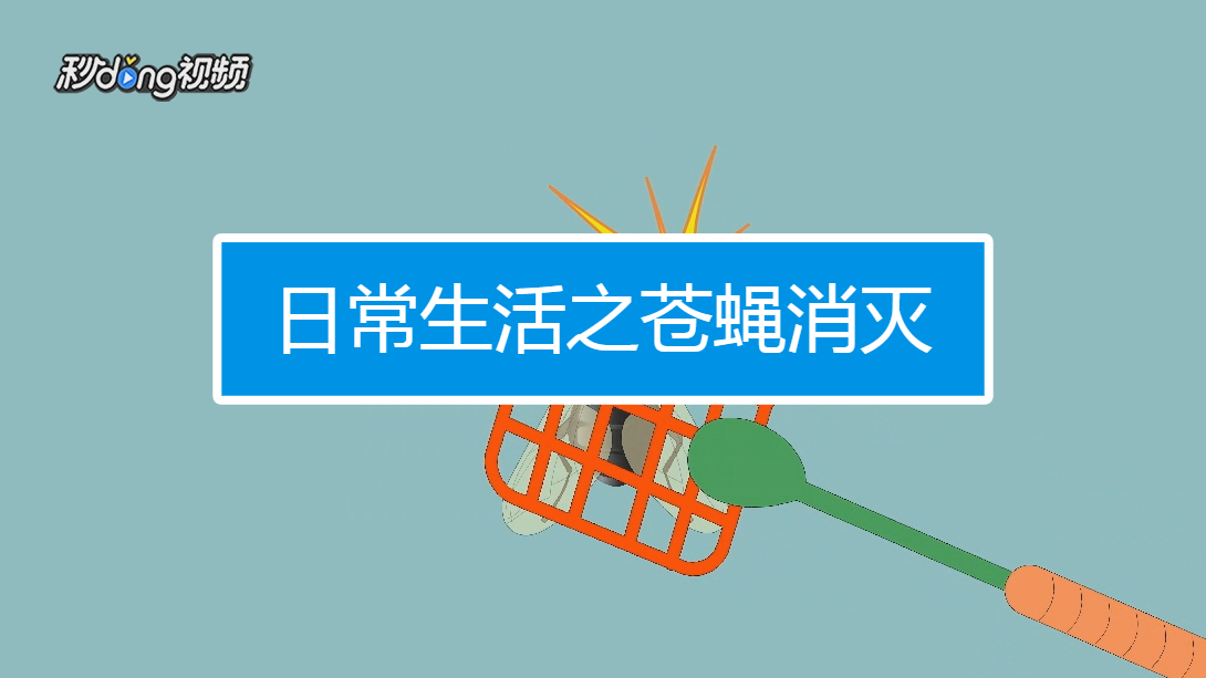 日常生活中如何消灭苍蝇?