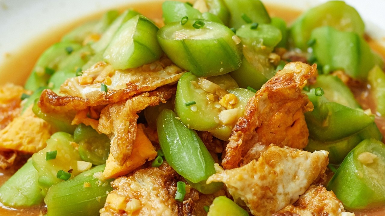 丝瓜荷包蛋怎么做