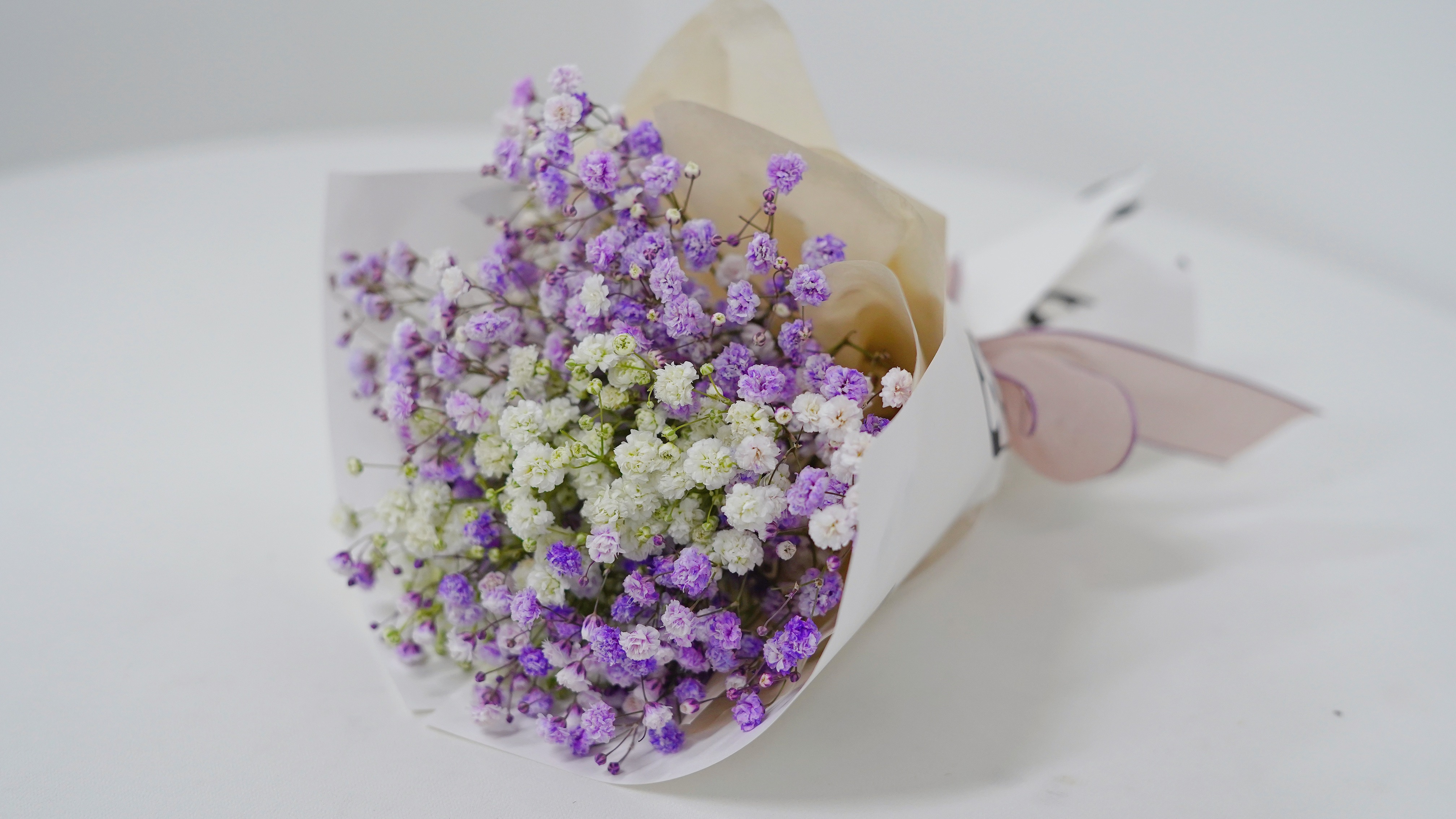 怎样包装满天星花束?