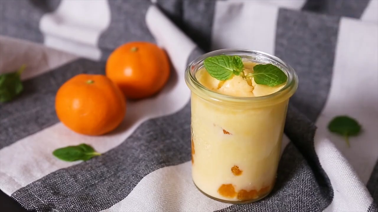 怎样做橘子布丁