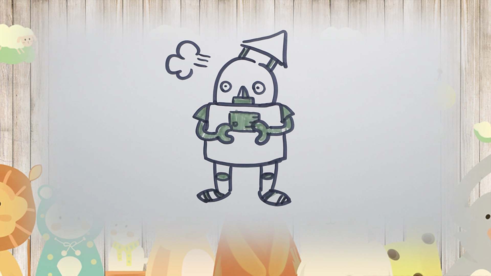 铁皮人怎样画?超简单哦