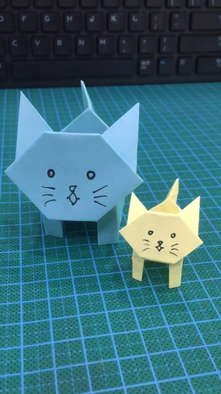 立体小猫手工制作图片