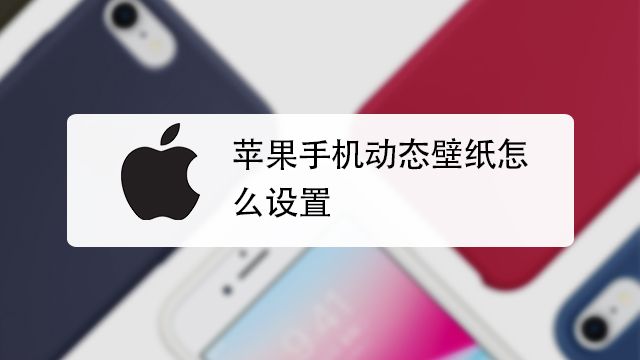 苹果手机iphone怎么设置动态壁纸 百度经验