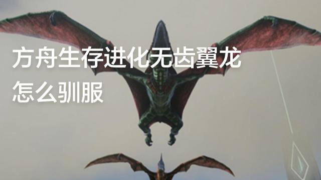 方舟生存进化双齿型翼龙如何驯服 百度经验 方舟生存进化双齿型翼龙如何驯服 百度经验