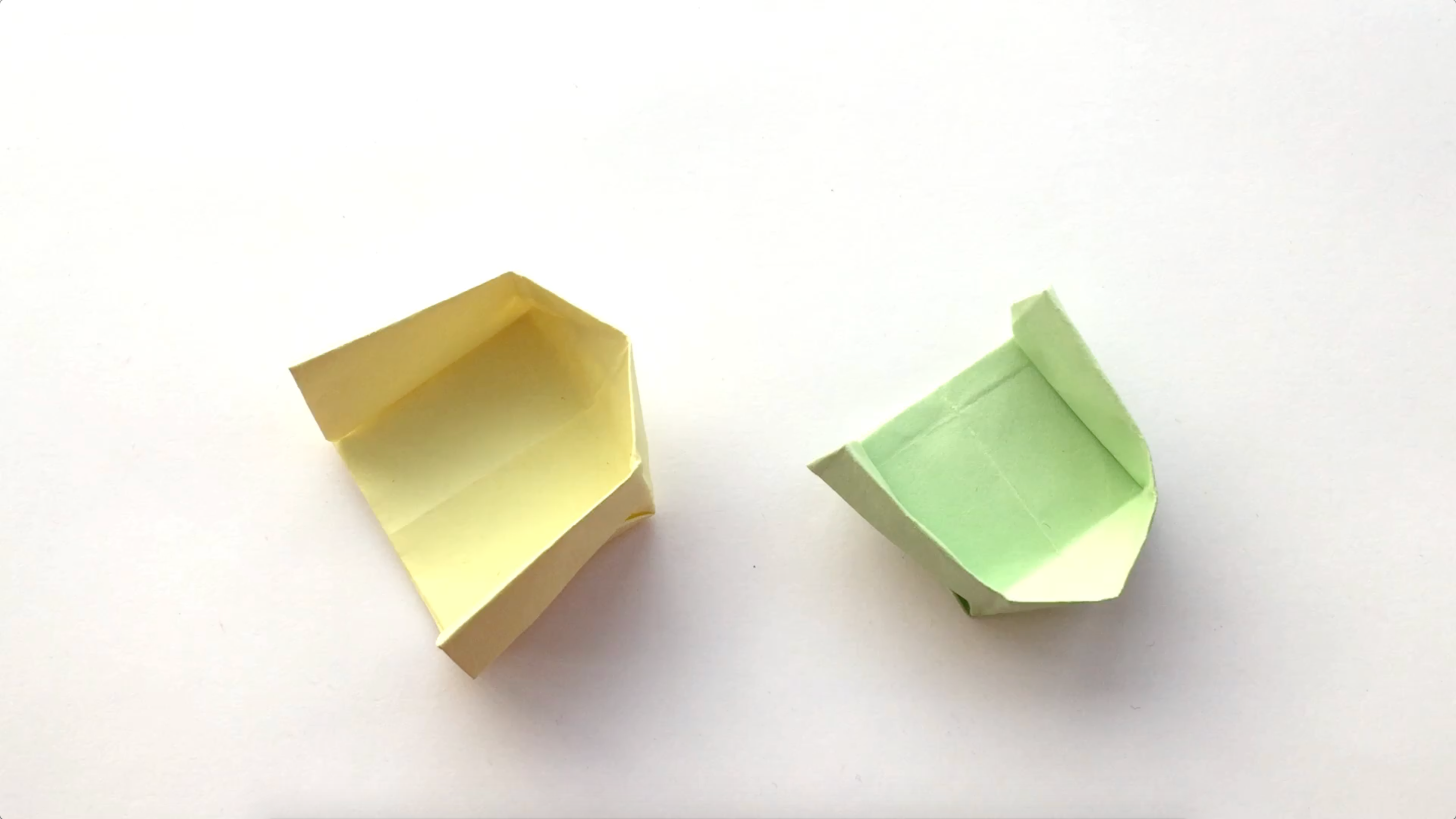 折纸小簸箕的手工教程