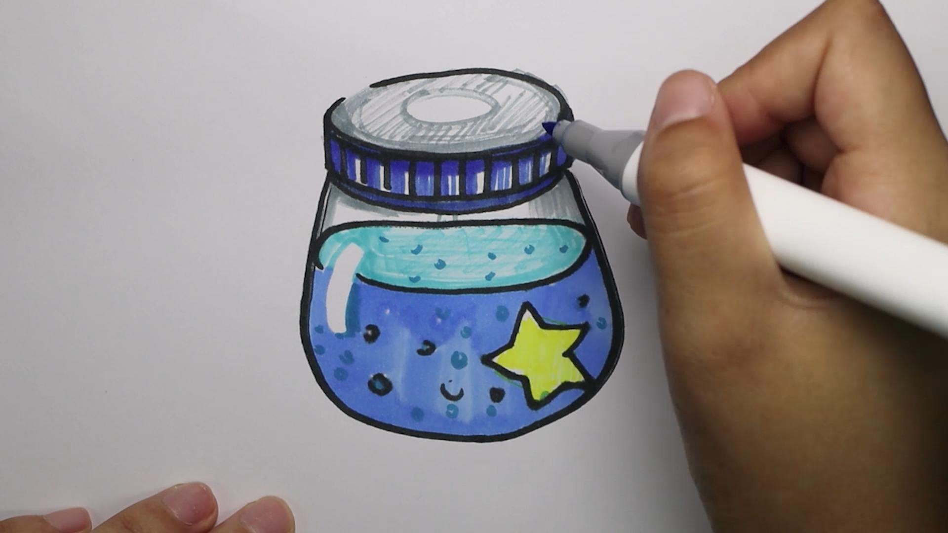 起泡胶怎样画?超简单哦