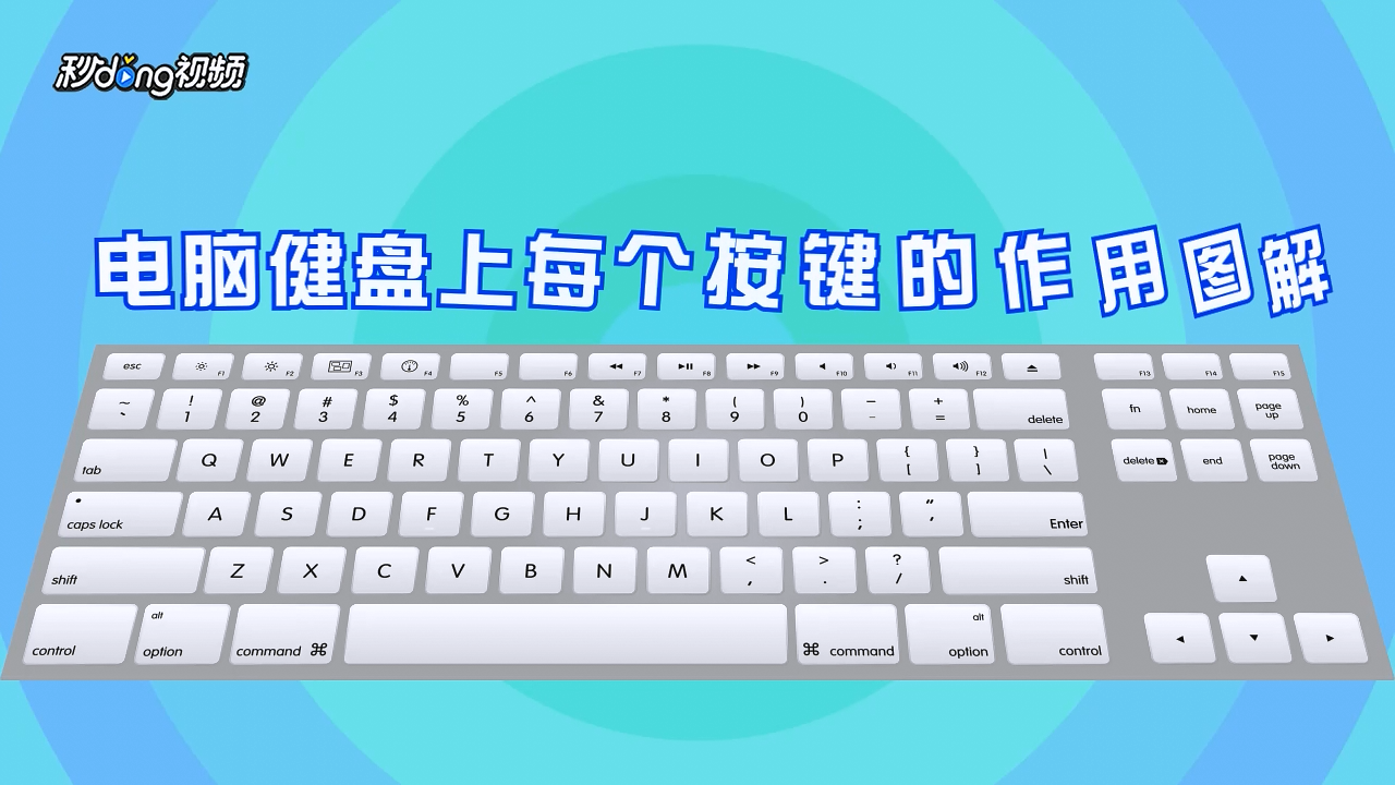 如何记住电脑健盘上每个按键的作用