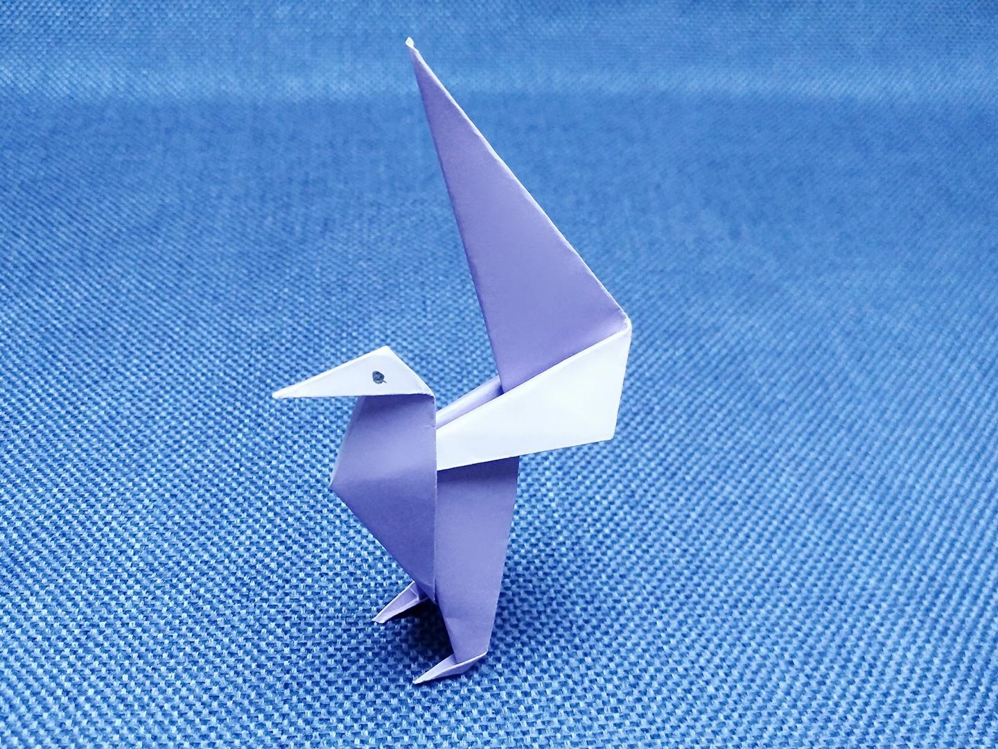 斗鸡折纸教程来啦