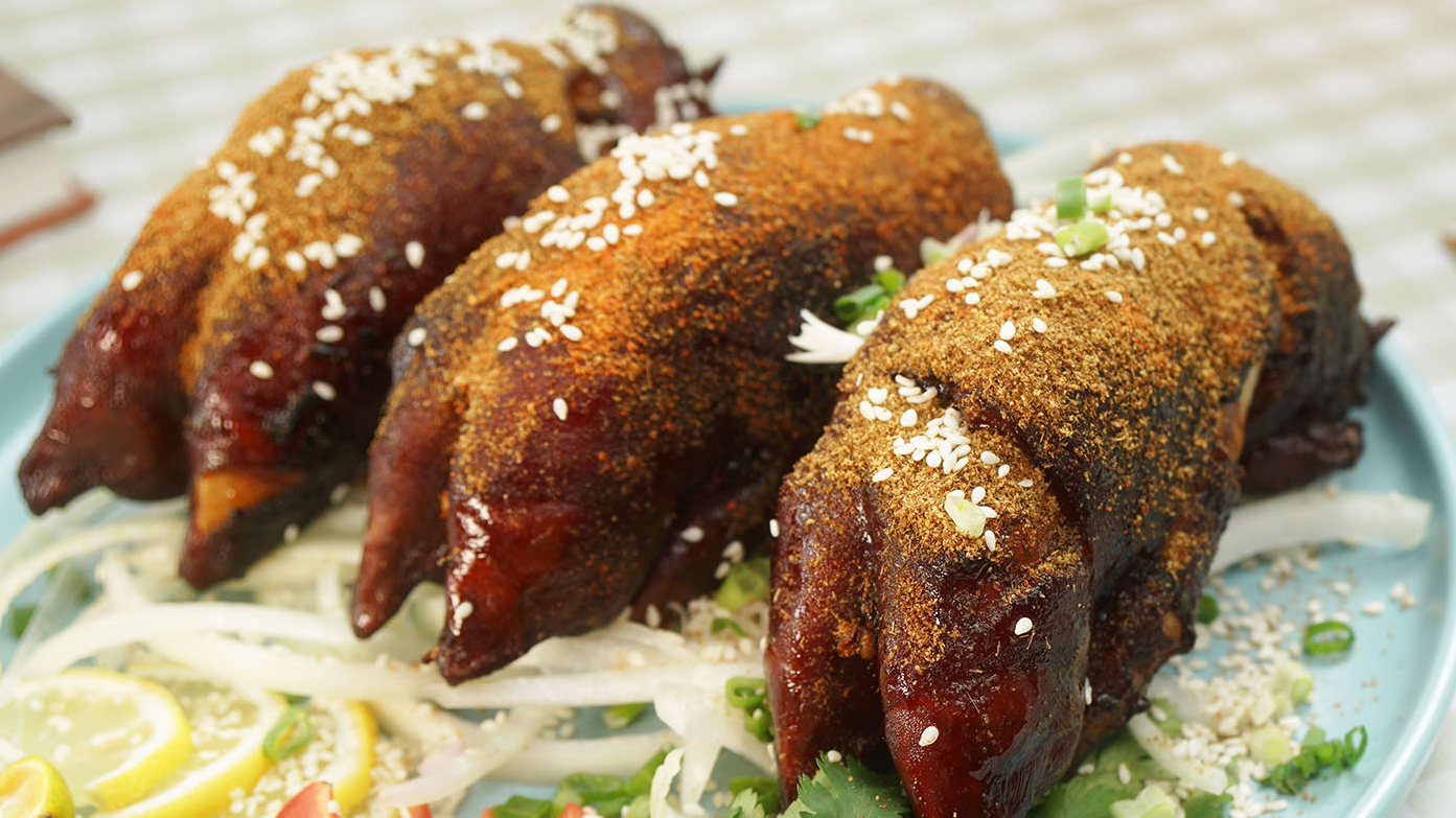 烧烤猪蹄怎么做