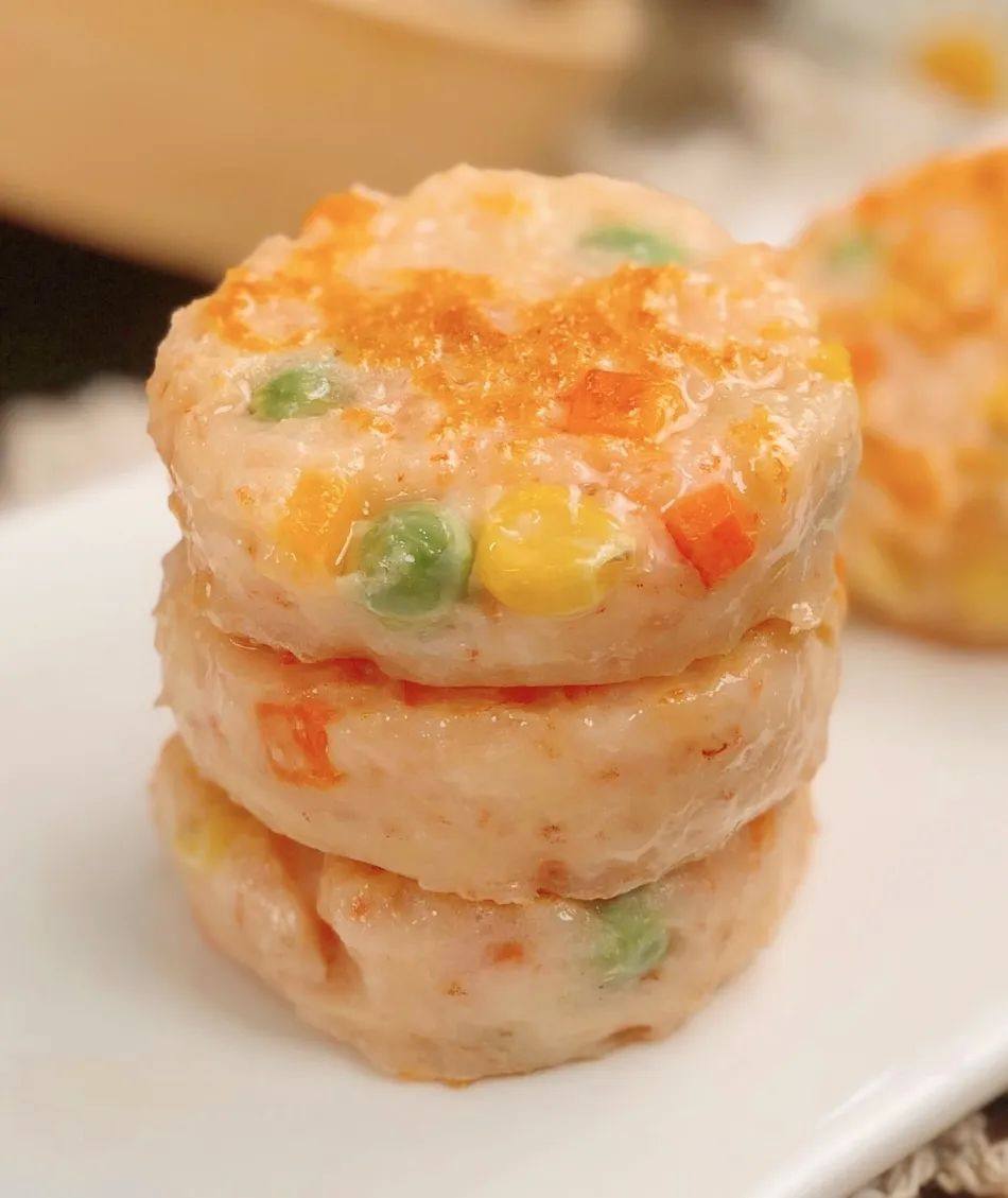 高钙鲜虾饼的做法