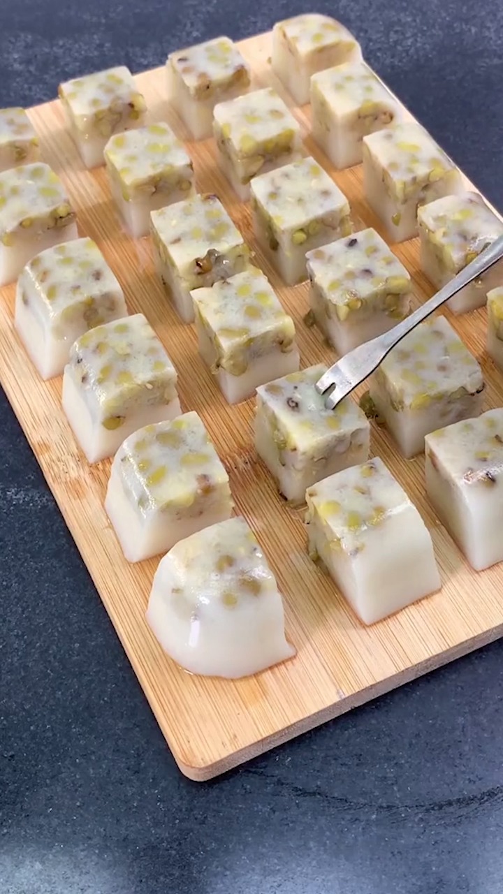 绿豆沙果冻怎么做