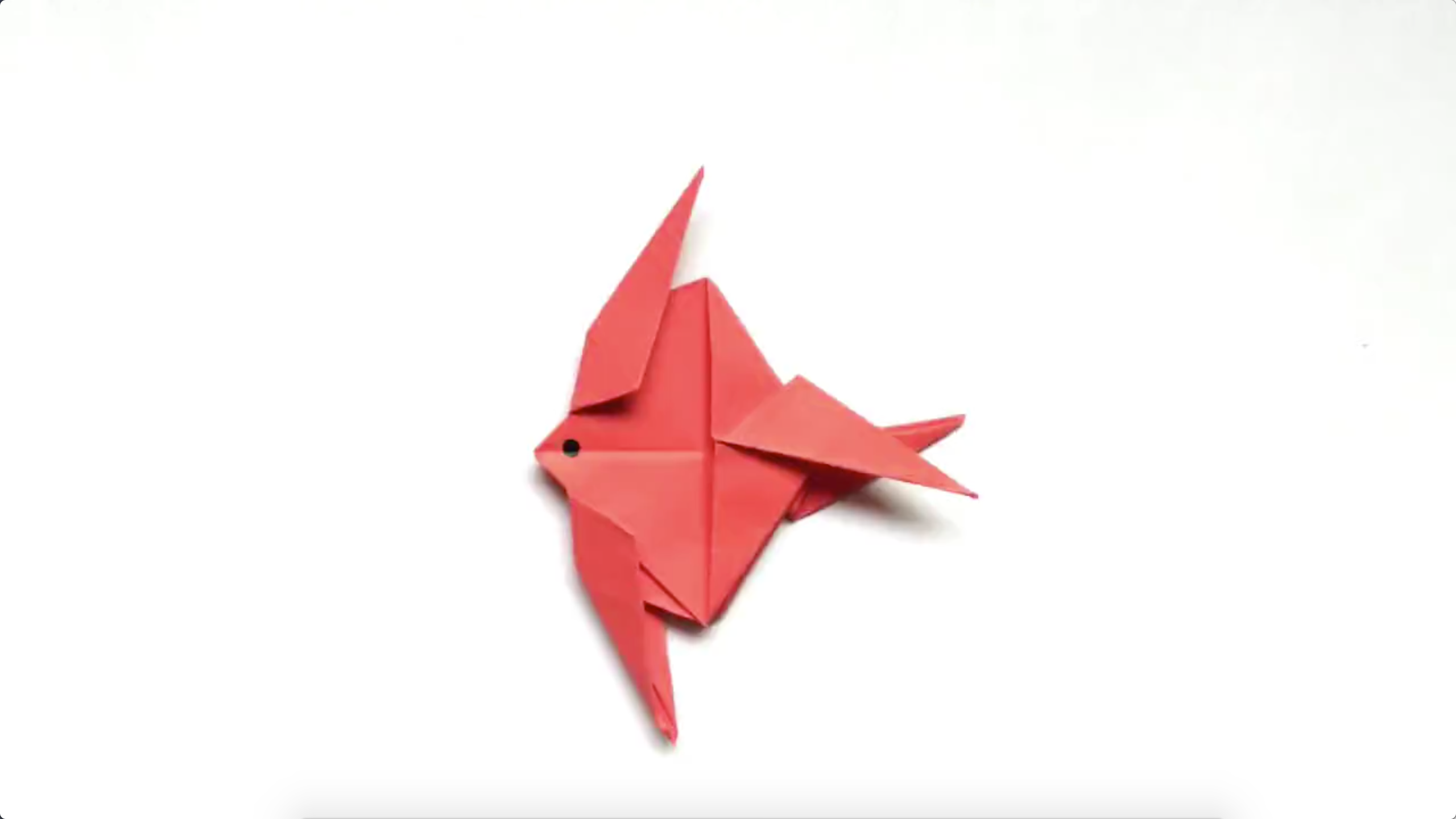 漂亮的小鱼折纸怎么折?