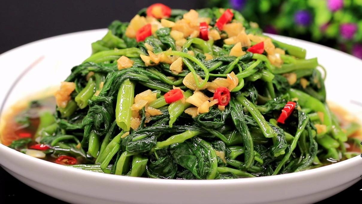 如何做凉拌空心菜