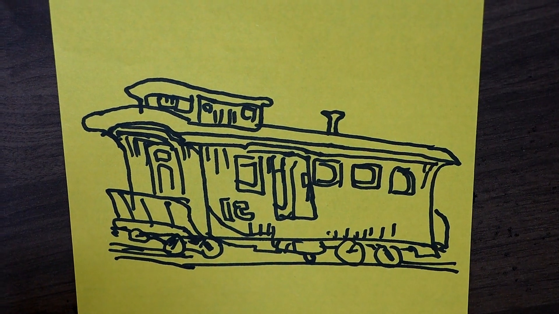 火车车厢简笔画 简单图片