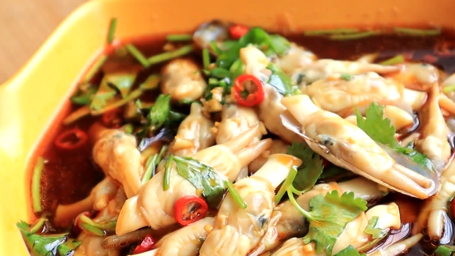 怎样做捞汁竹蛏?