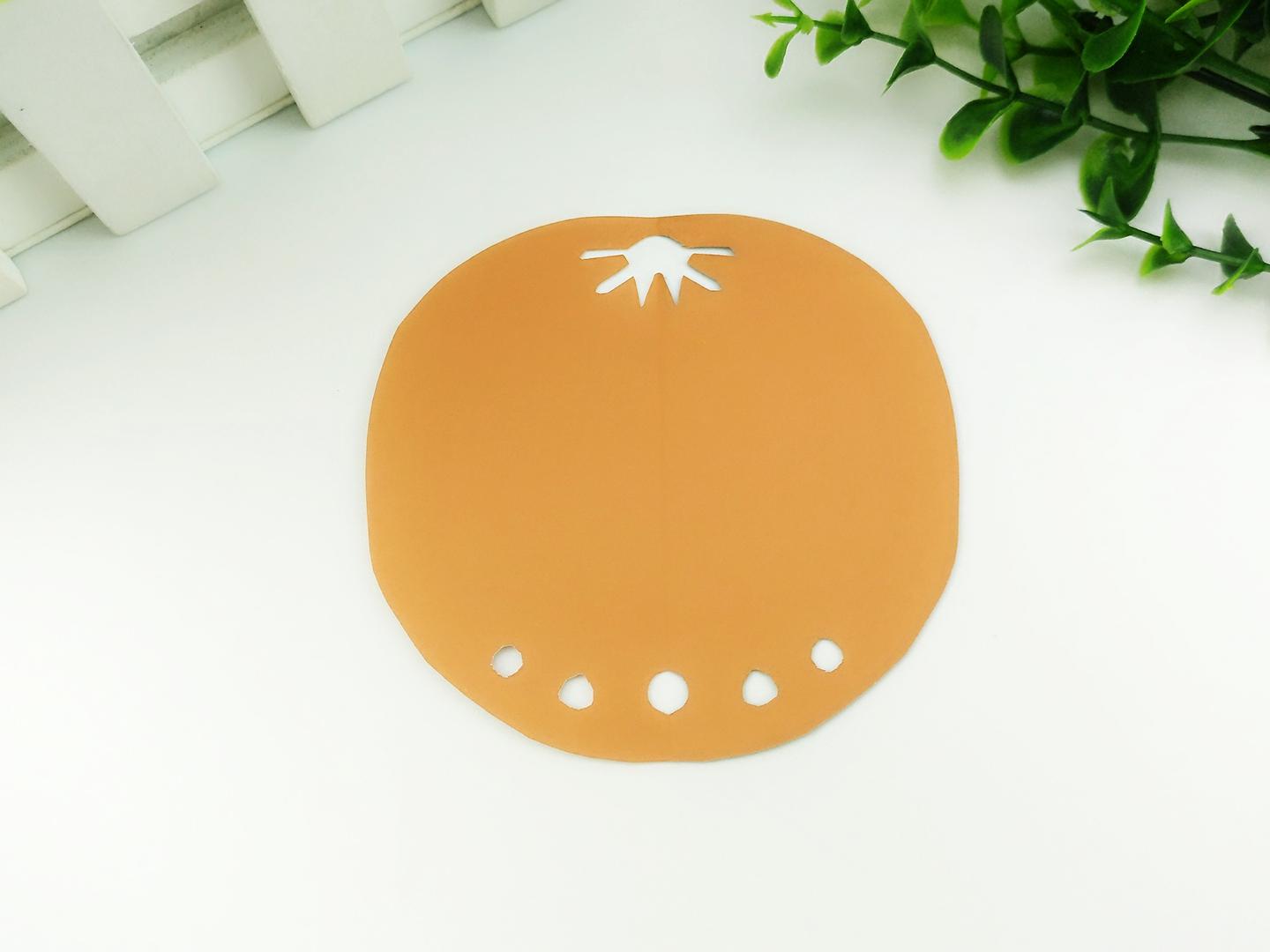 剪纸橙子快速教程