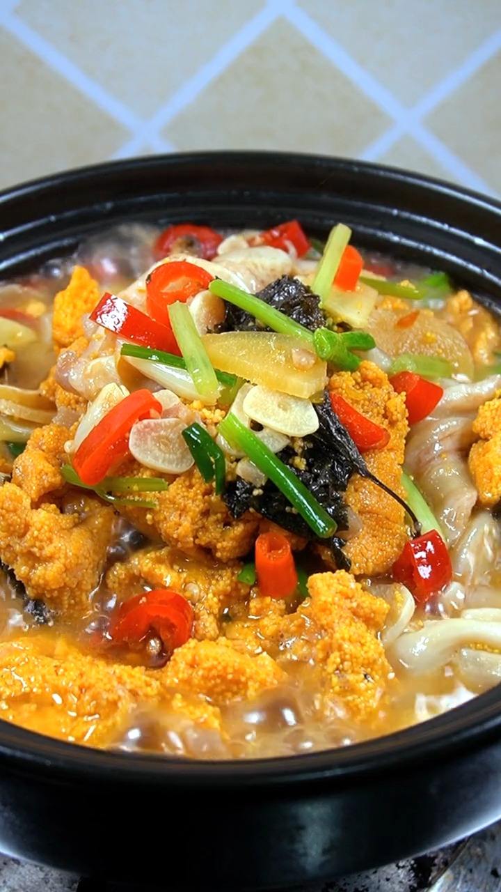 如何做鱼泡爽滑韧性十足的黄焖鱼籽?